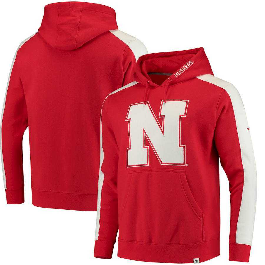 Men's Nebraska Cornhuskers Fanatics Branded Iconic Colorblocked Fleece Pullover Hoodie Scarlet,We sell and wholesale Men's Nebraska Cornhuskers Fanatics Branded Iconic Colorblocked Fleece Pullover Hoodie Scarlet on line form chian!